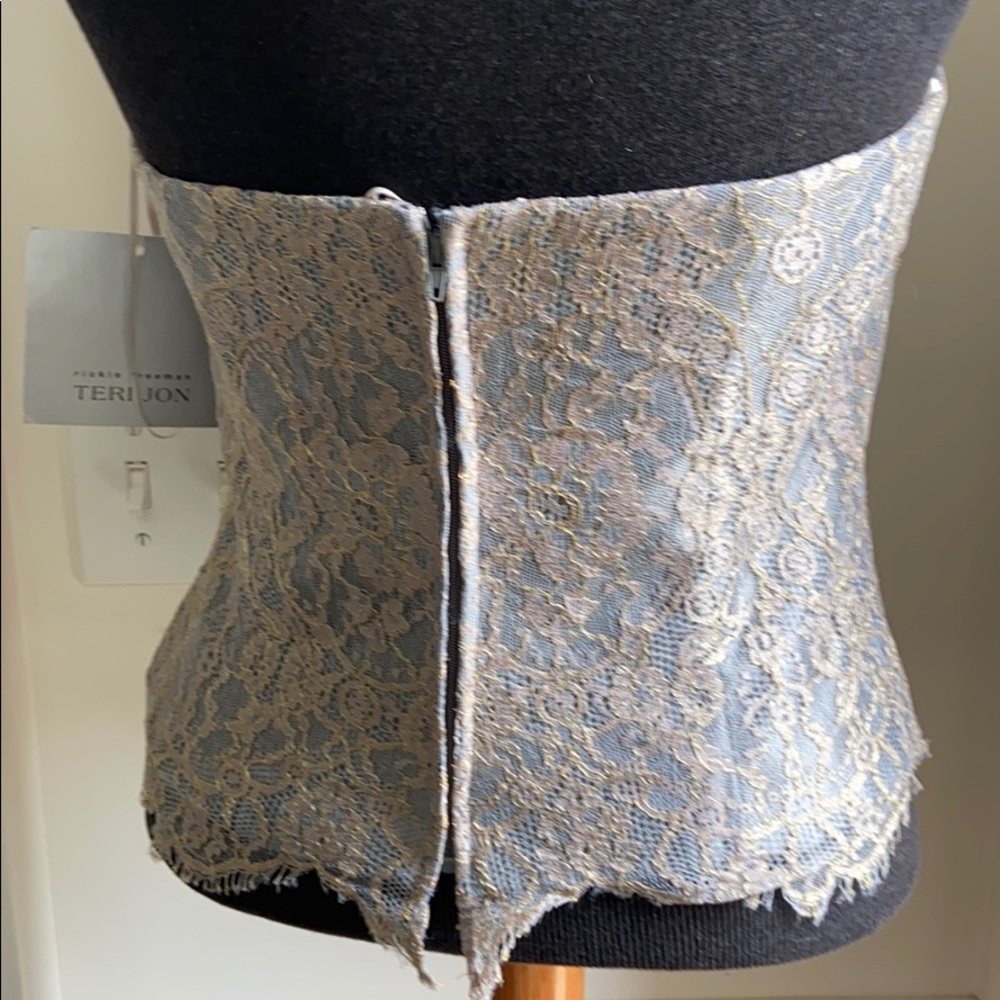 NWT Rickie Freeman Teri Jon  Bustier - Picture 3 of 7
